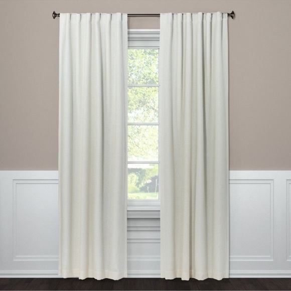 Linen Cream & Sheer White Curtains - Picture 4 of 7